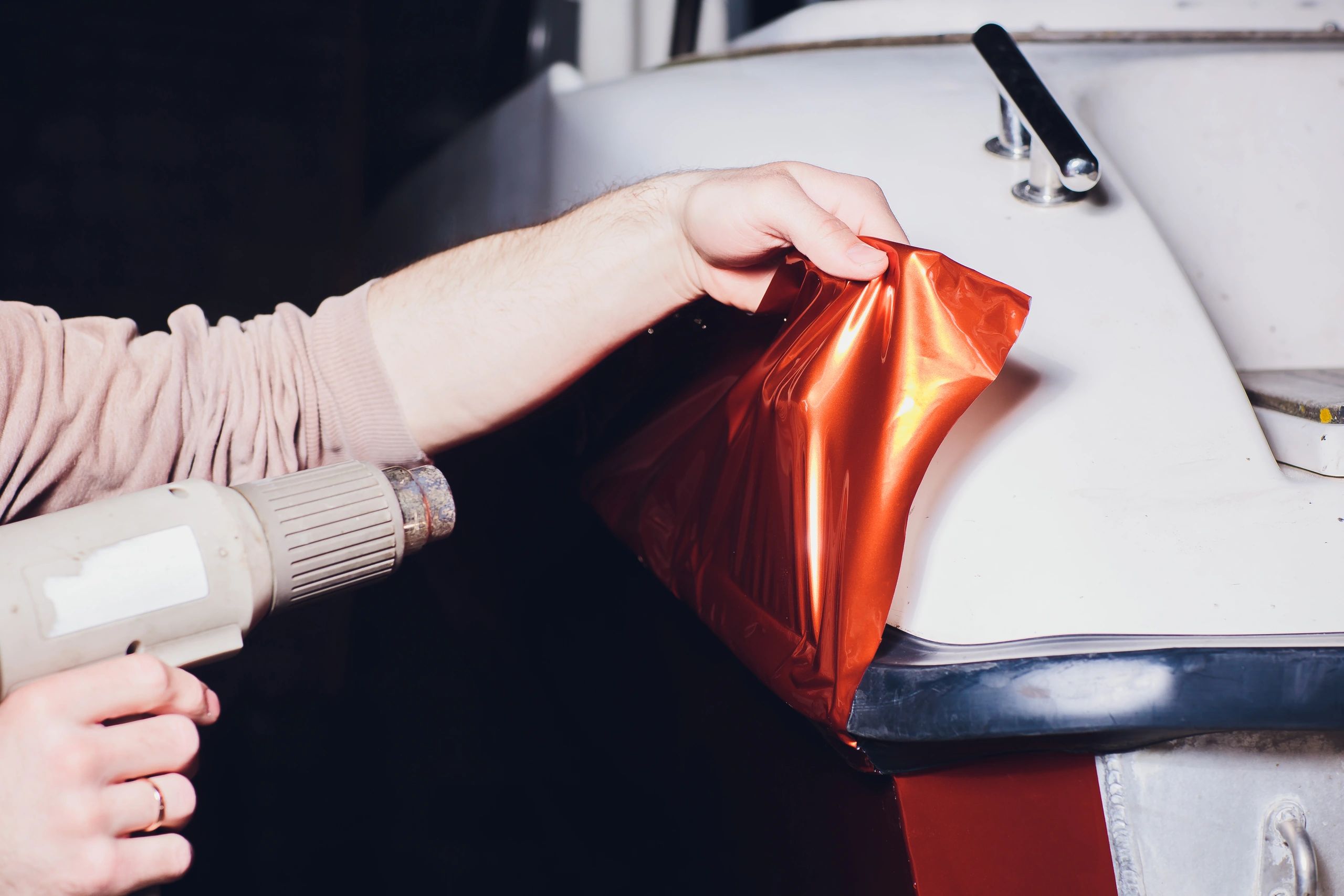 Customer car after vinyl wrap